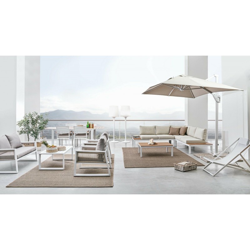 Bizzotto Leżak Ogrodowy Składany Taylor   Biały