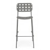 Bizzotto Krzesło Barowe Ogrodowe Clover   Szare