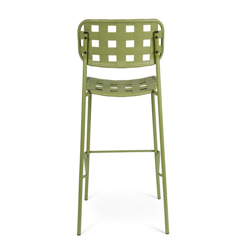 Bizzotto Krzesło Barowe Ogrodowe Clover   Zielone
