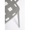 Bizzotto Krzesło Ogrodowe Clover Arm      Szare