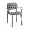 Bizzotto Krzesło Ogrodowe Clover Arm      Szare