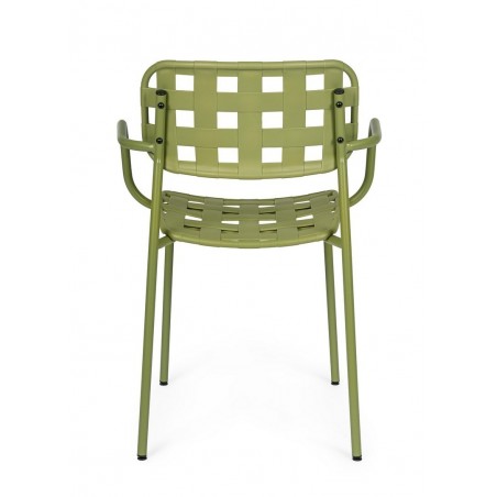 Bizzotto Krzesło Ogrodowe Clover Arm      Zielone