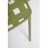 Bizzotto Krzesło Ogrodowe Clover Arm      Zielone