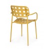 Bizzotto Krzesło Ogrodowe Clover Arm      Żółte