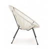 Bizzotto Krzesło Ogrodowe Parker Białe