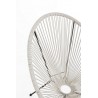 Bizzotto Krzesło Ogrodowe Parker Białe