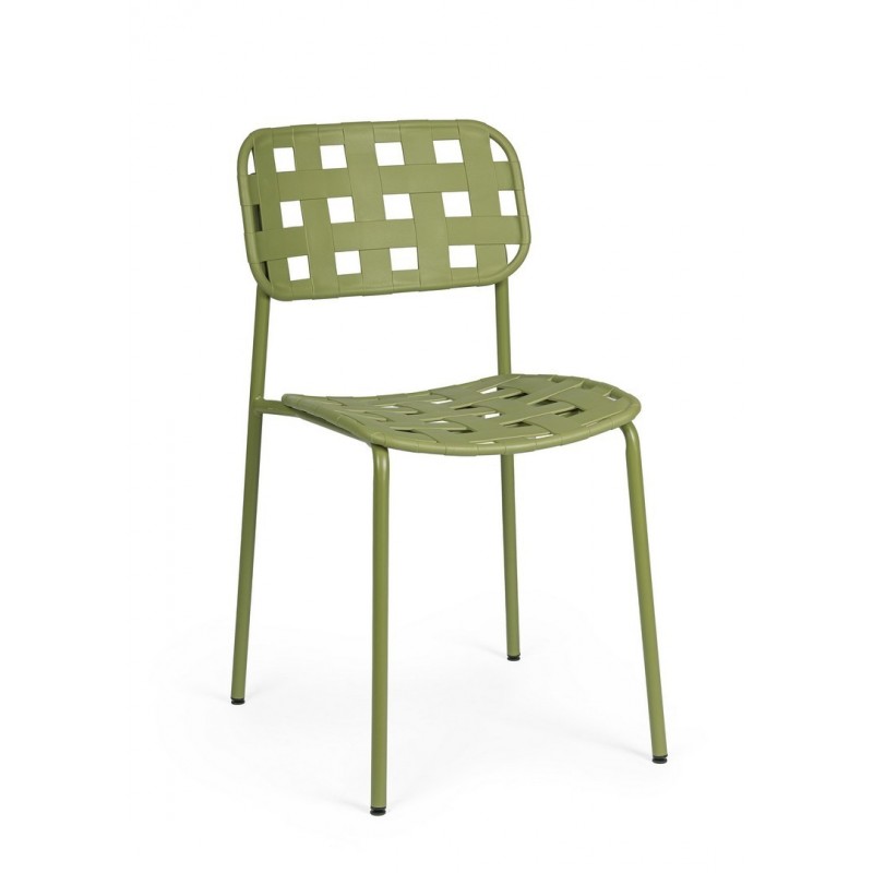 Bizzotto Krzesło Ogrodowe Clover Zielone