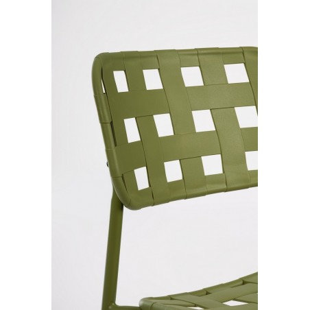 Bizzotto Krzesło Ogrodowe Clover Zielone
