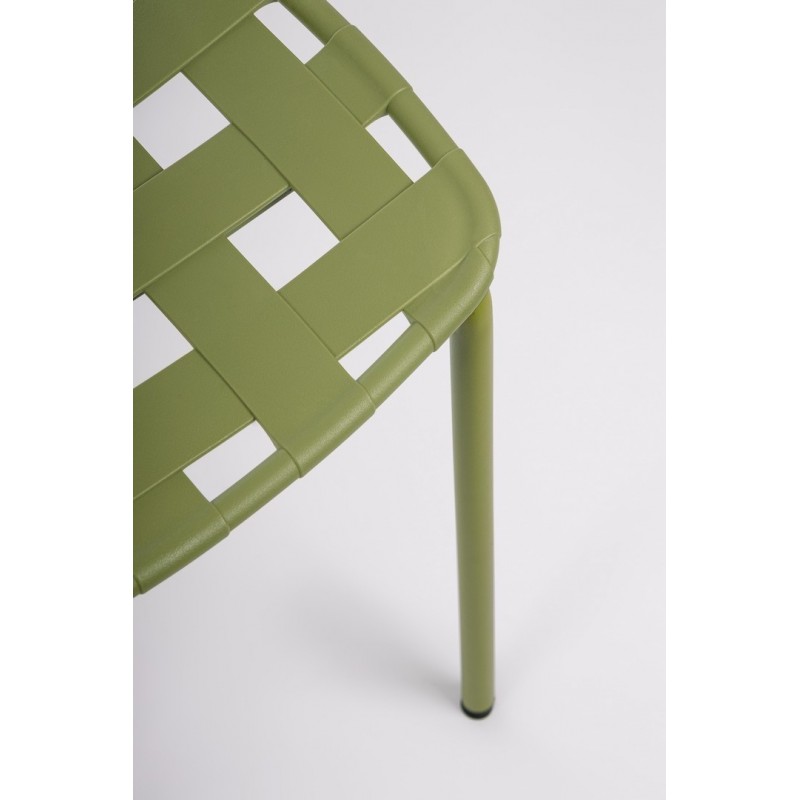 Bizzotto Krzesło Ogrodowe Clover Zielone