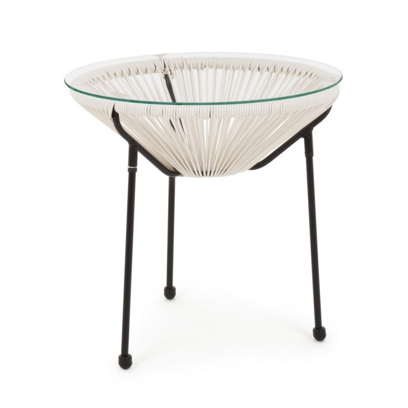 Bizzotto Stolik Ogrodowy Parker Biały