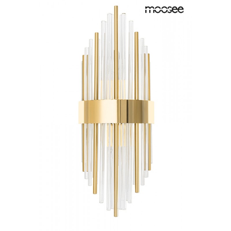 Moosee Lampa Ścienna Armando Złota