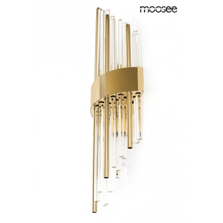 Moosee Lampa Ścienna Armando Złota