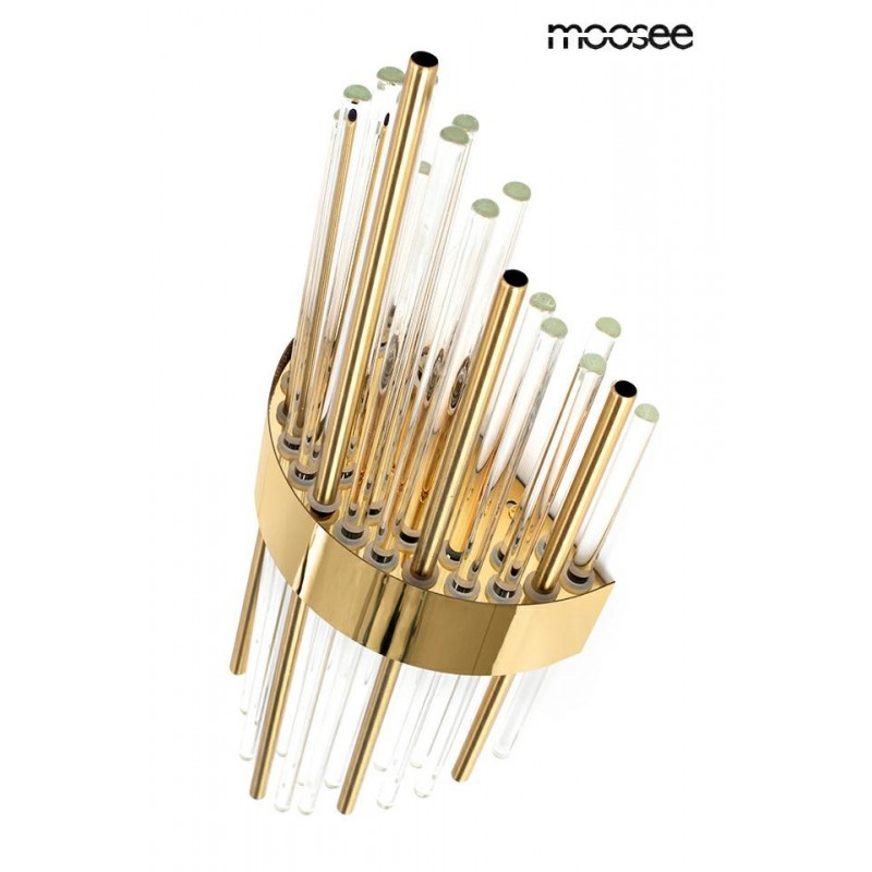 Moosee Lampa Ścienna Armando Złota