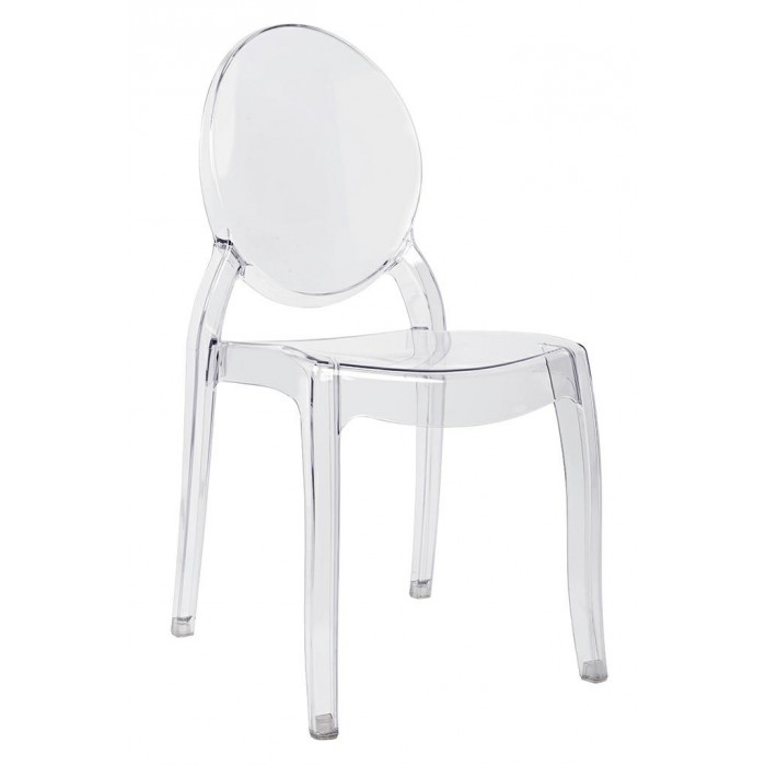Krzesło Elizabeth Transparentne -  Poliwęglan