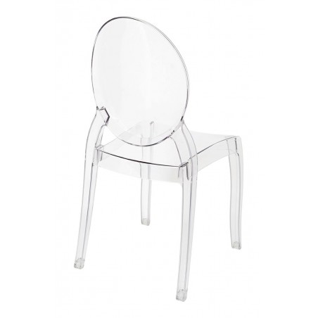Krzesło Elizabeth Transparentne -  Poliwęglan