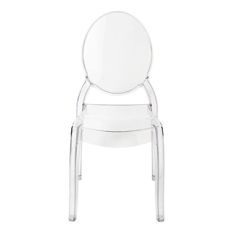 Krzesło Elizabeth Transparentne -  Poliwęglan