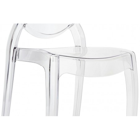 Krzesło Elizabeth Transparentne -  Poliwęglan