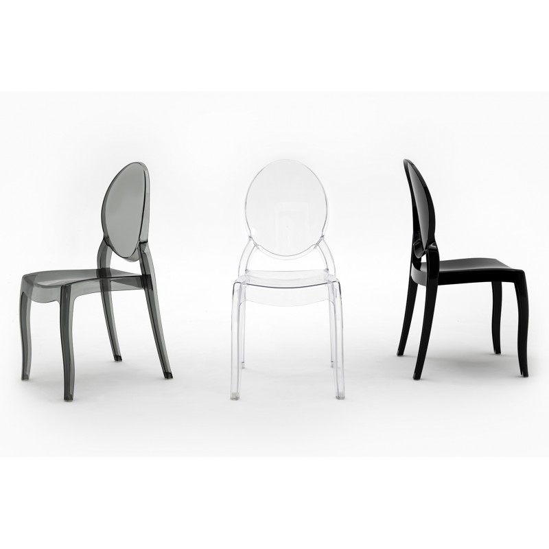 Krzesło Elizabeth Transparentne -  Poliwęglan