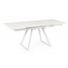 Bizzotto Stół Ogrodowy Reeta 120-180      Biały / Rozkładany