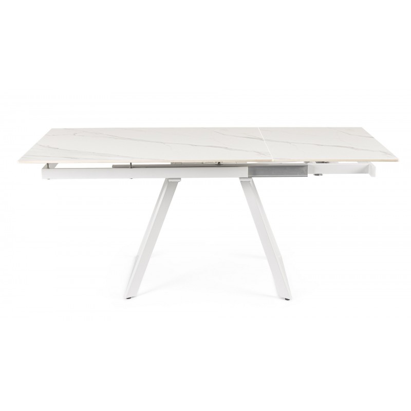 Bizzotto Stół Ogrodowy Reeta 120-180      Biały / Rozkładany