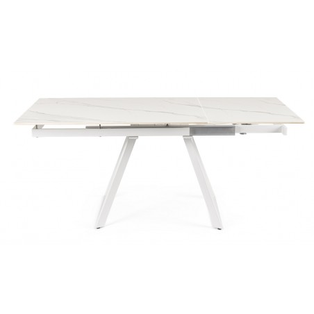 Bizzotto Stół Ogrodowy Reeta 120-180      Biały / Rozkładany