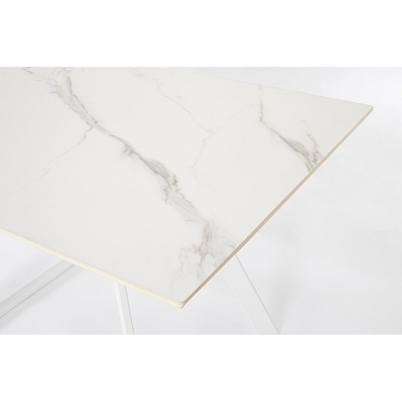 Bizzotto Stół Ogrodowy Reeta 120-180      Biały / Rozkładany