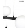 Moosee Lampa Wisząca Alure Oval 120 Czarna/mleczna