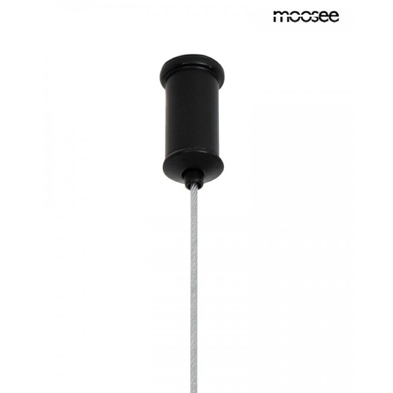 Moosee Lampa Wisząca Alure Oval 120       Czarna/mleczna