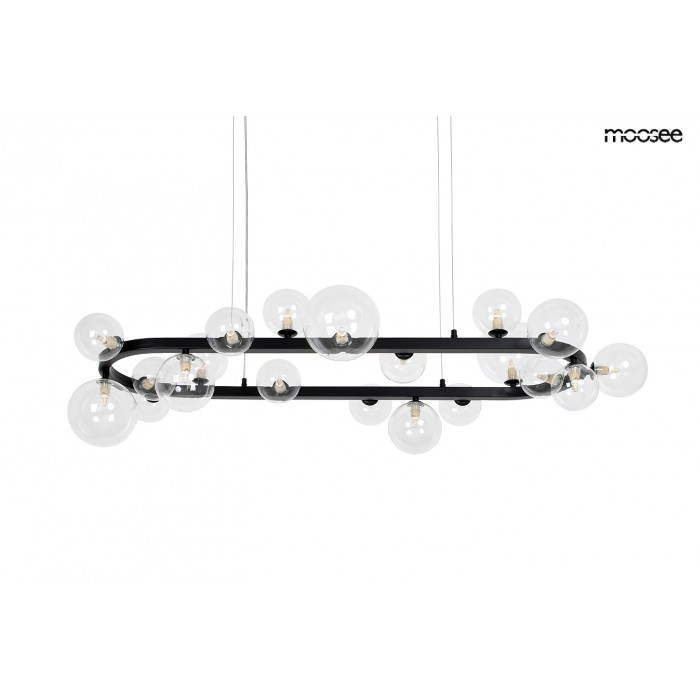 Moosee Lampa Wisząca Alure Oval 120       Czarna