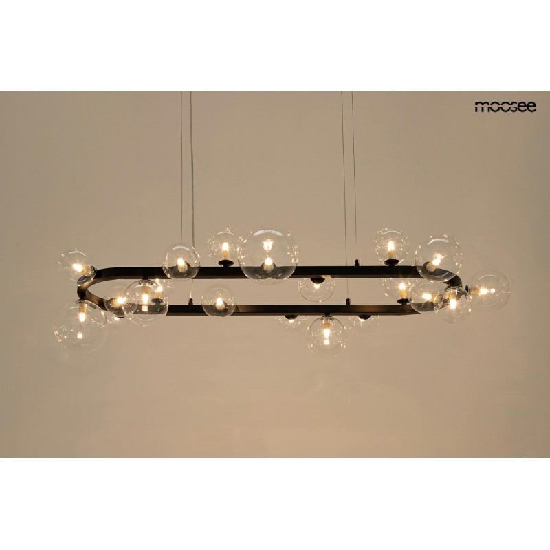 Moosee Lampa Wisząca Alure Oval 120       Czarna