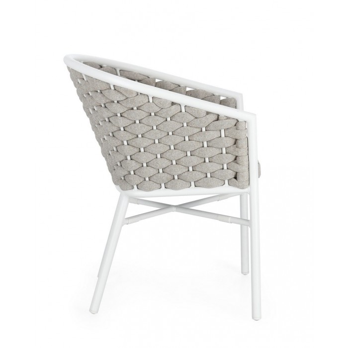 Bizzotto Krzesło Ogrodowe Margalida       Białe...