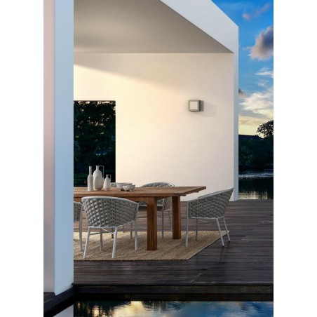 Bizzotto Krzesło Ogrodowe Margalida       Białe / Szare