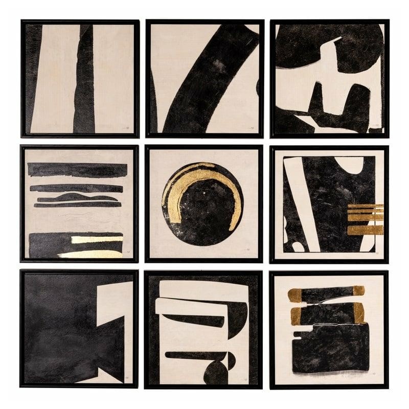 Richmond Zestaw 9 Obrazów Gabri 35X35 Cm