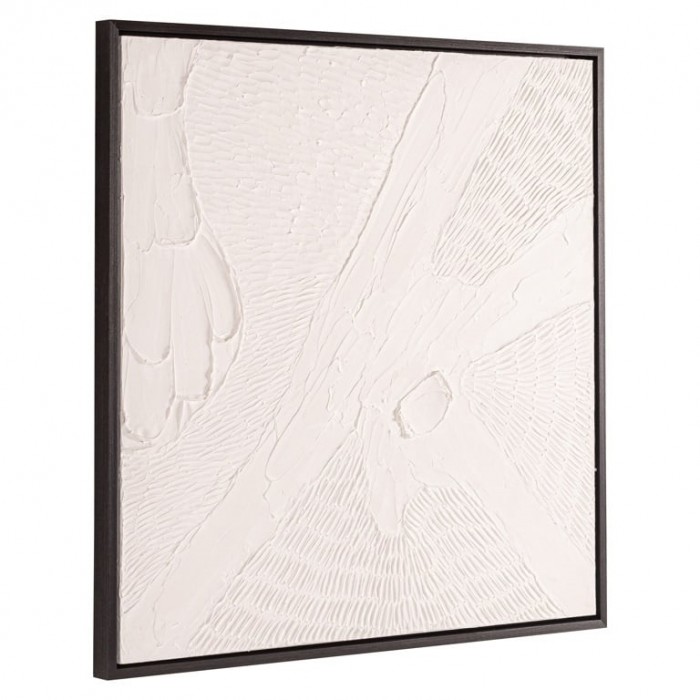 Richmond Obraz Janey 80X80 Cm Biały