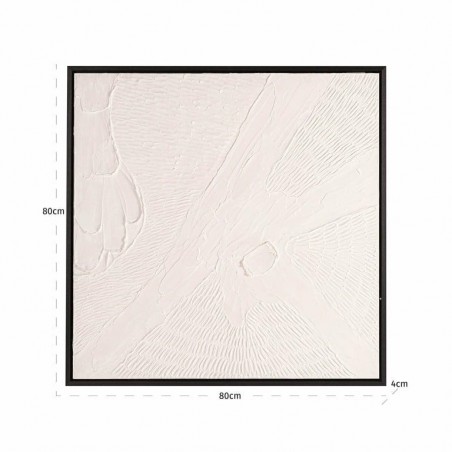 Richmond Obraz Janey 80X80 Cm Biały