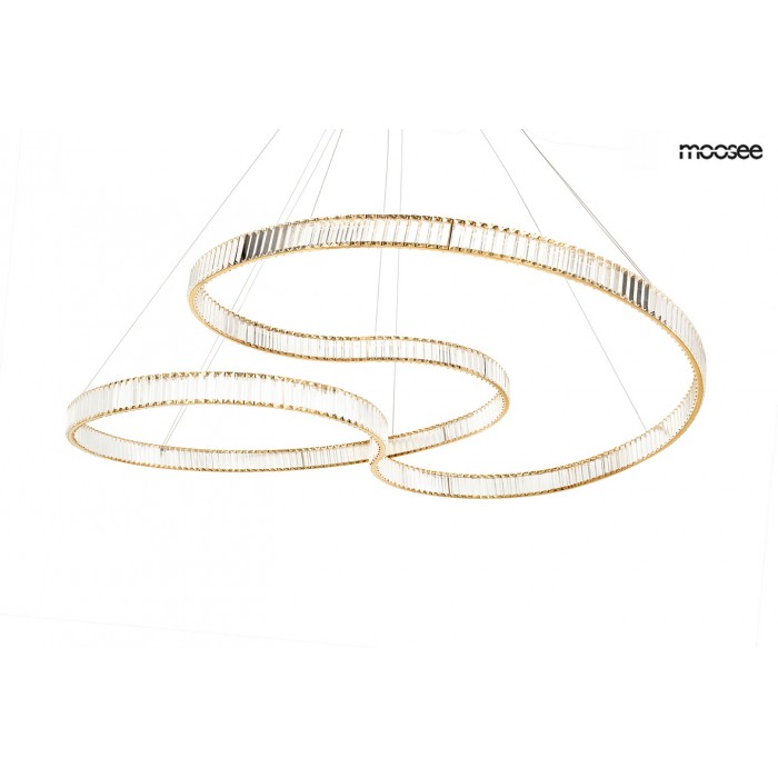 Moosee Lampa Wisząca Wave 160A Złota