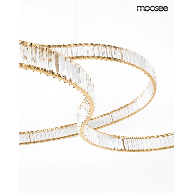 Moosee Lampa Wisząca Wave 160A Złota
