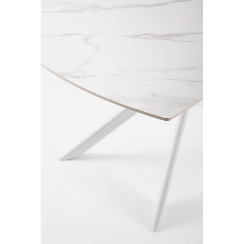 Bizzotto Stół Ogrodowy Joakim 160-240     Biały / Rozkładany