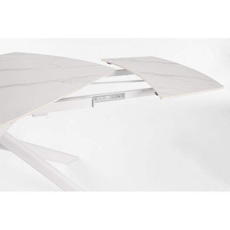 Bizzotto Stół Ogrodowy Joakim 160-240     Biały / Rozkładany