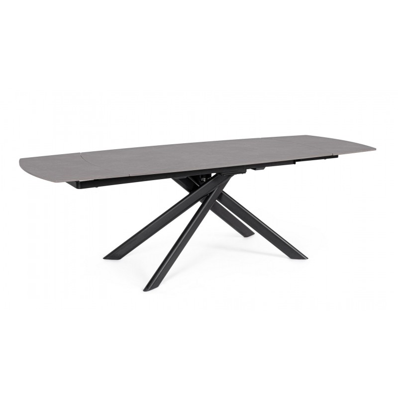 Bizzotto Stół Ogrodowy Joakim 160-240     Czarny / Rozkładany