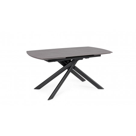 Bizzotto Stół Ogrodowy Joakim 160-240     Czarny / Rozkładany