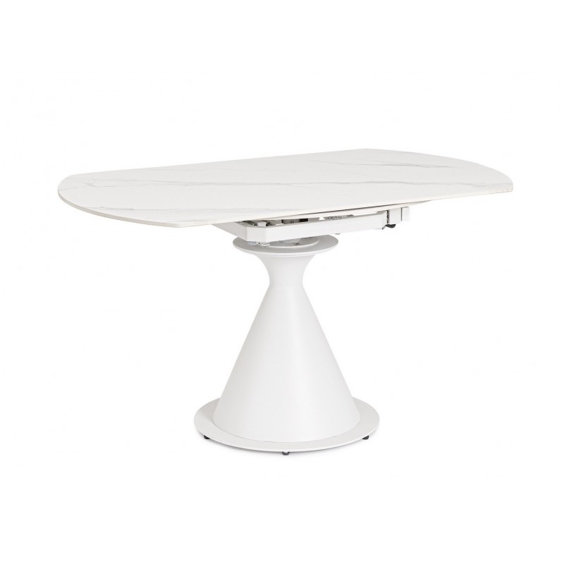 Bizzotto Stół Ogrodowy Jonni 85-135       Biały / Rozkładany