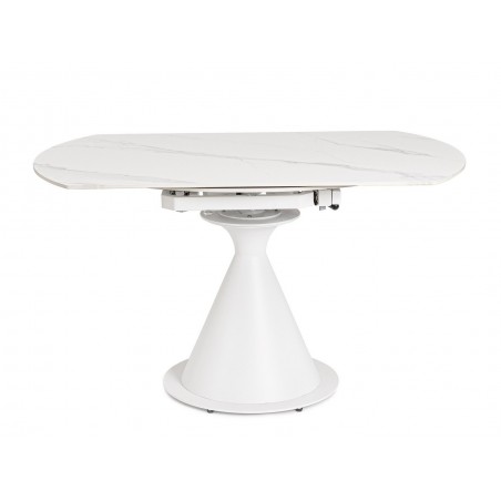 Bizzotto Stół Ogrodowy Jonni 85-135       Biały / Rozkładany