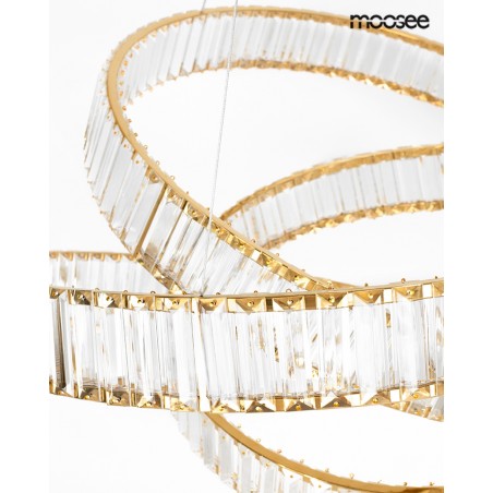 Moosee Lampa Wisząca Wave 80 Złota