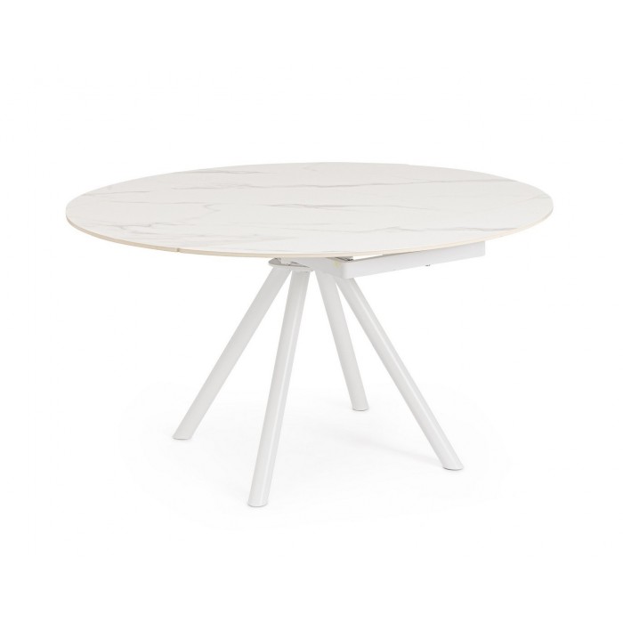 Bizzotto Stół Ogrodowy Rauni 87-135       Biały / Rozkładany