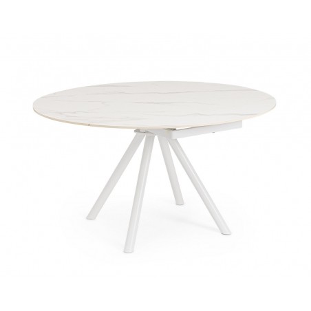 Bizzotto Stół Ogrodowy Rauni 87-135       Biały / Rozkładany