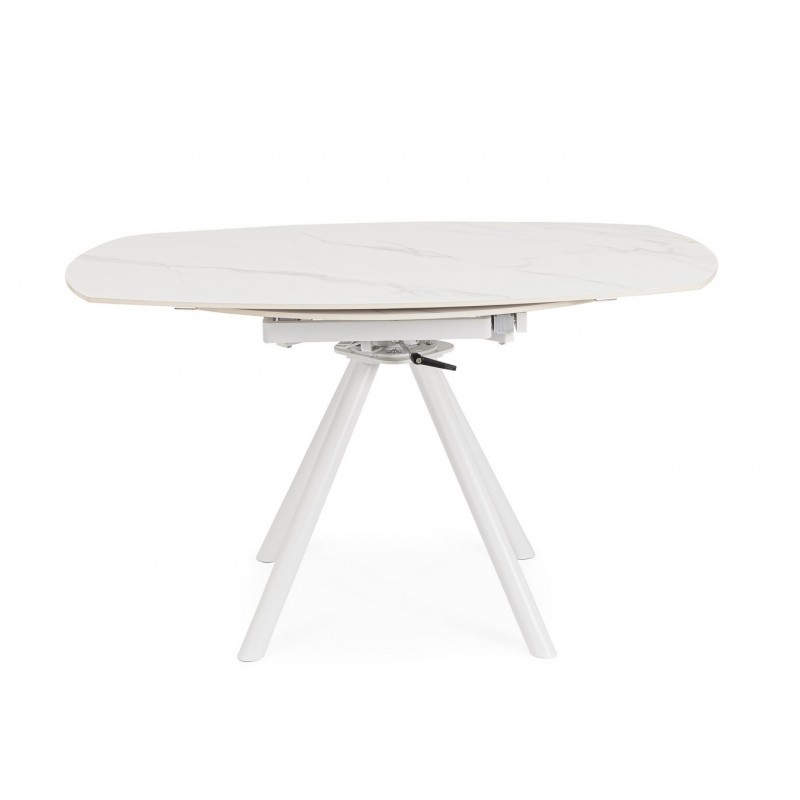 Bizzotto Stół Ogrodowy Rauni 87-135       Biały / Rozkładany