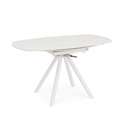 Bizzotto Stół Ogrodowy Rauni 87-135       Biały / Rozkładany