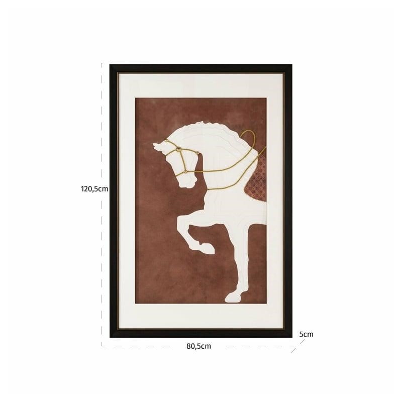 Richmond Obraz Blazer 120,5X80,5 Cm       Brązowy