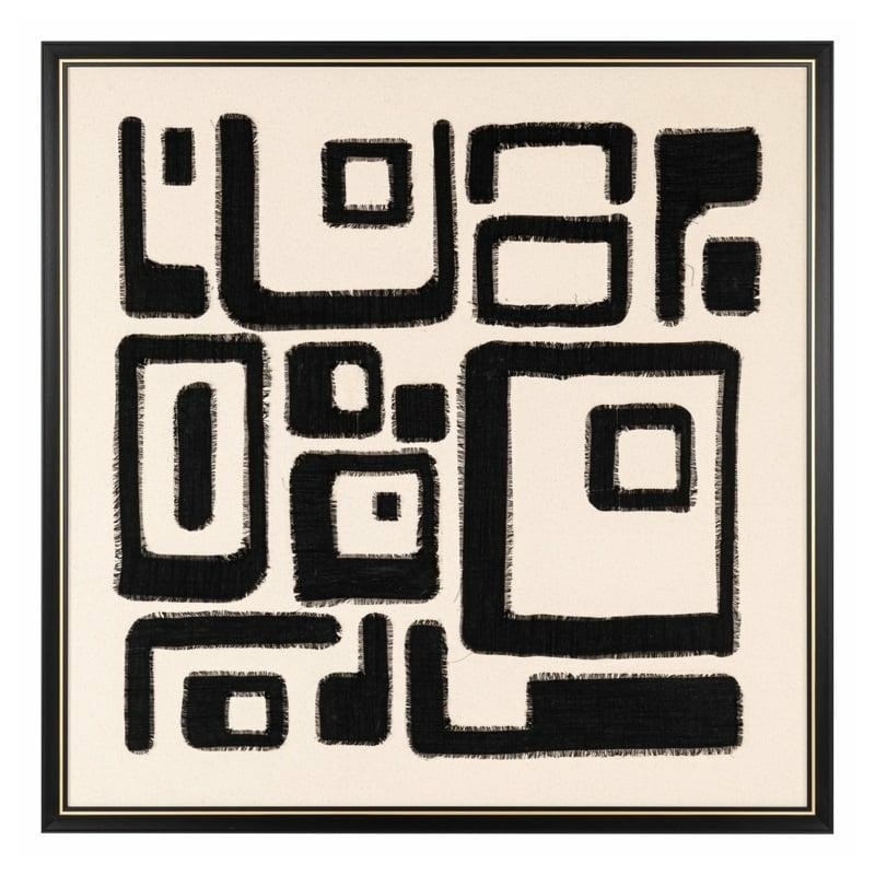 Richmond Obraz Shanita 105X105 Cm         Biało-Czarny